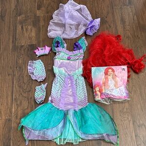 Little Mermaid Princess Costume Set -